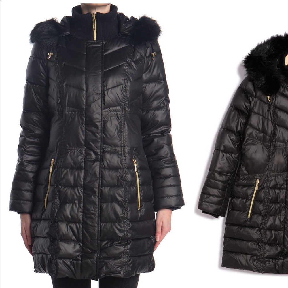 NWT!! Kensie Black Winter Coat